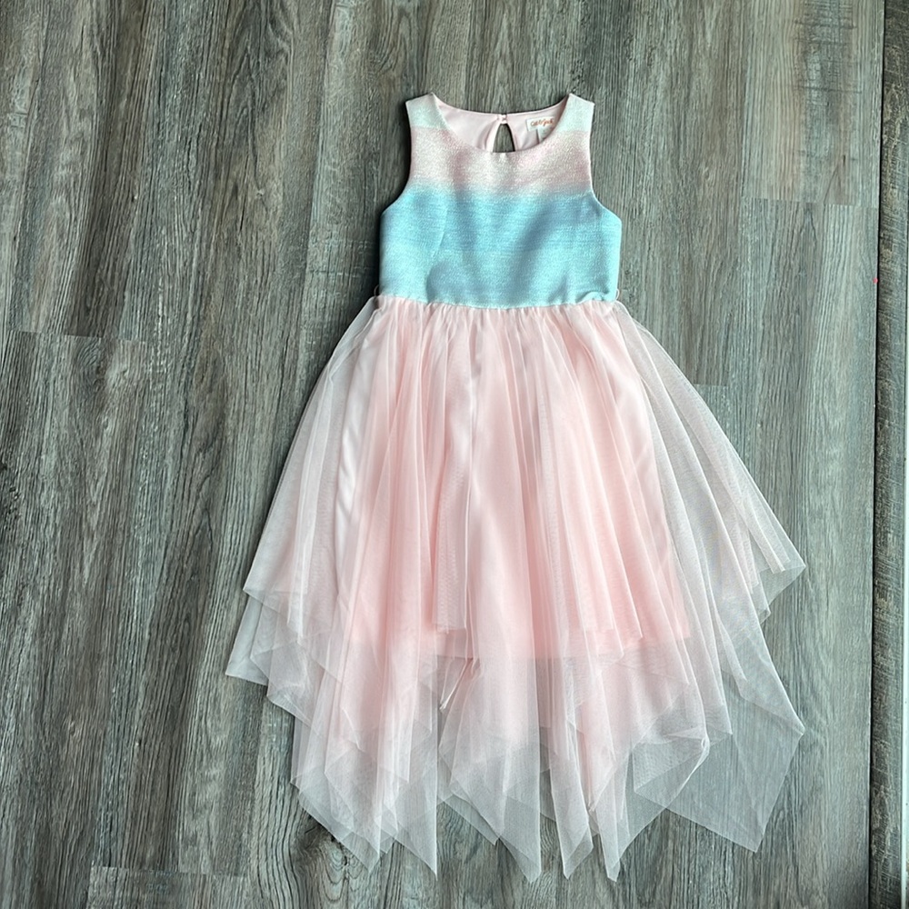 Girls tule drop skirt dress size small